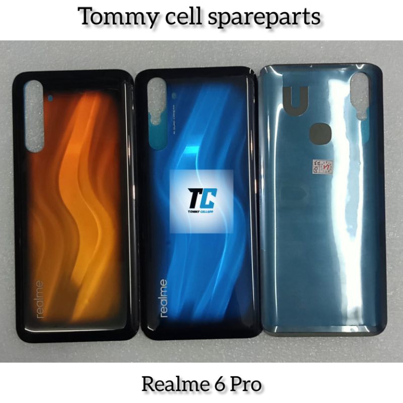 BACKDOOR BACKCOVER TUTUP BELAKANG CASING REALME 6 PRO ORIGINAL