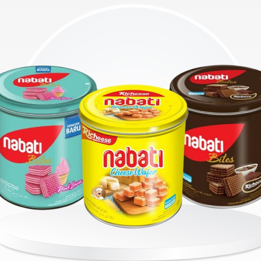 

Nabati Bites wafer choco white 287gr