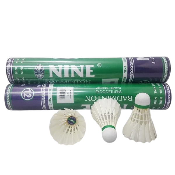 shuttlecock - cock bulutangkis kok badminton Nine Hijau ( GREEN )