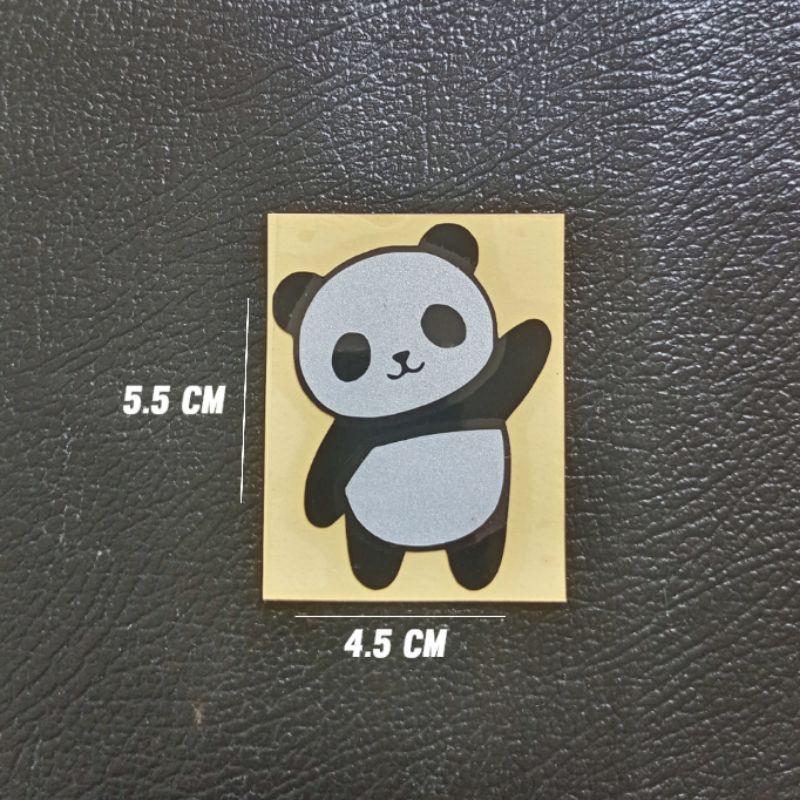 Stiker Panda Hai Cutting Sticker untuk Stiker Motor Aksesoris Mobil Stiker Handphone