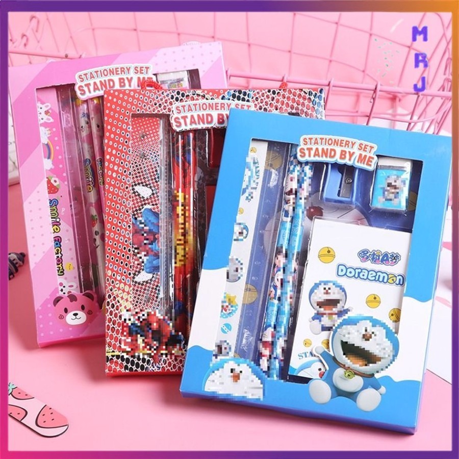 

Set Alat Tulis Anak Paket Sekolah Stationery set 7in & 6in1 Murah & Hemat Karakter / Alat Tulis Set 6 IN 1 Stationery Set Karakter Lucu Set Perlengkapan Alat Tulis Sekolah Anak-Anak TK