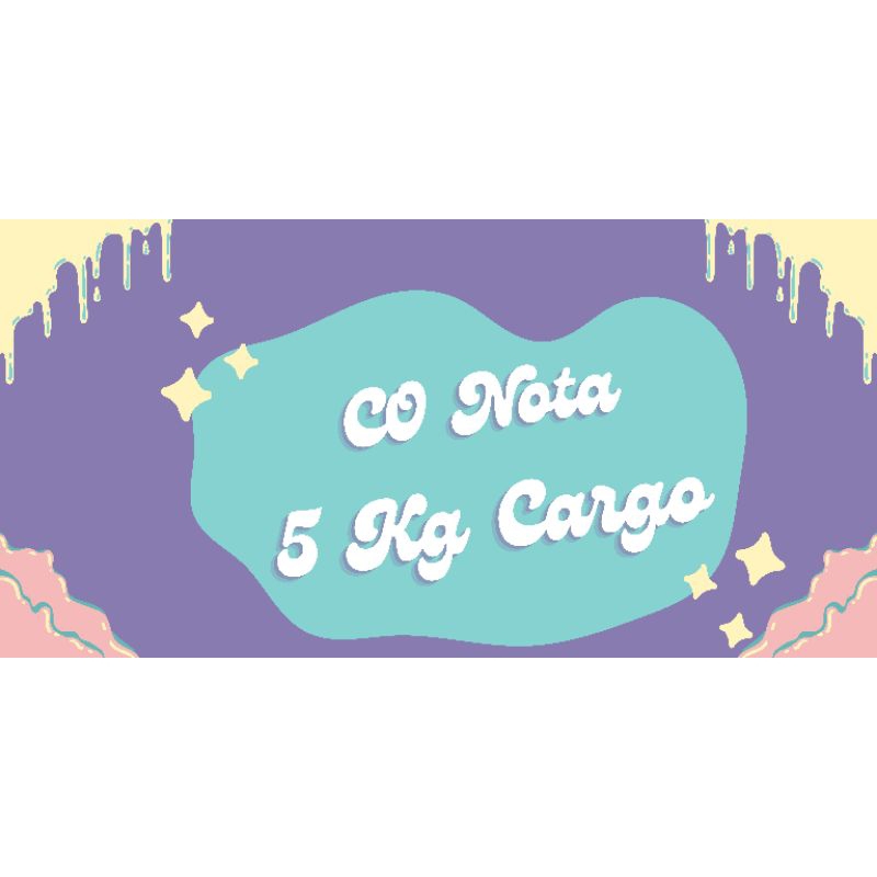 

Nota Co 5 Kg Cargo