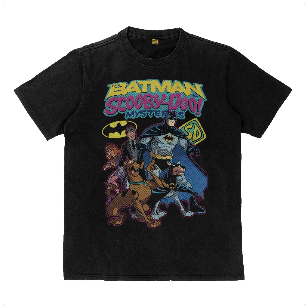 [ORI] Kaos Scooby Doo Batman Mysteries Comic Komik DC Comics Kaos Tebal T Shirt Flexinc 16s Heavywei