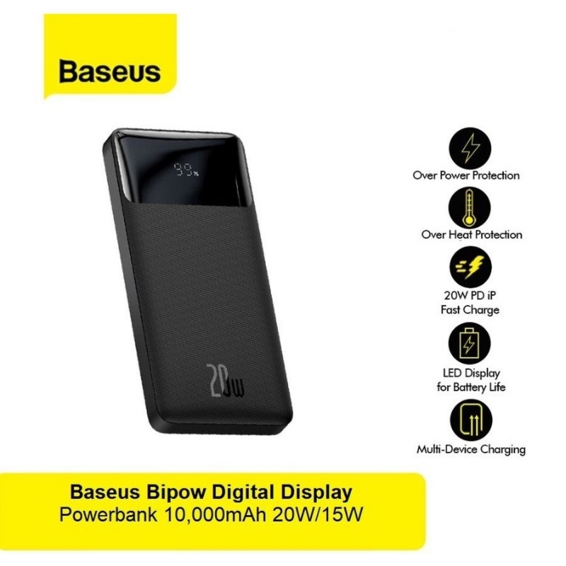 Powerbank Baseus 10000mAh 20W Bipow Series