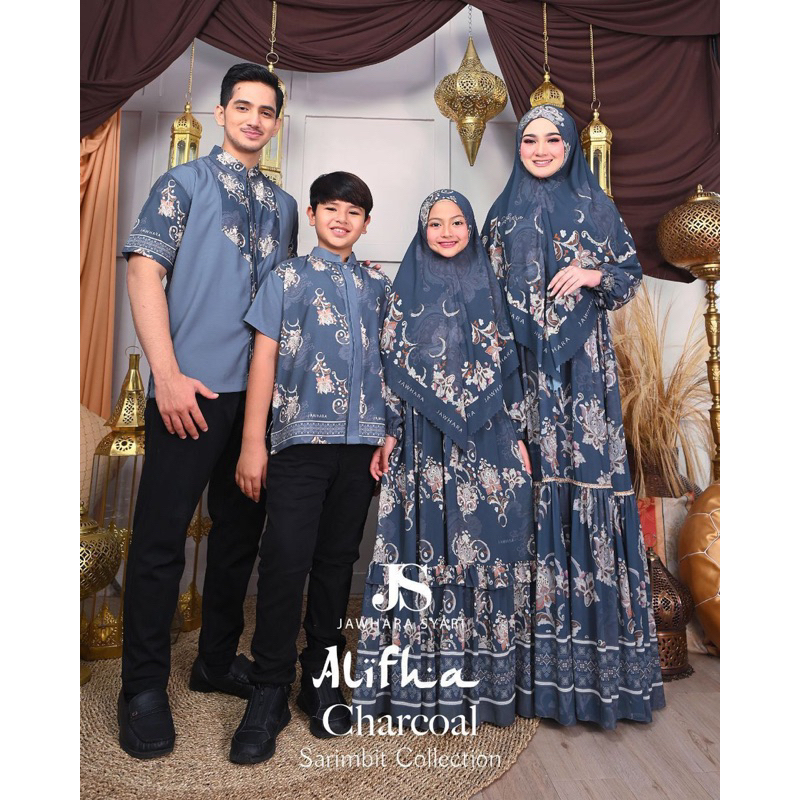 {ONLY MOM GAMIS}ORIGINAL JAWHARA SYARI ALIFHA SET KHIMAR SERIES |CM