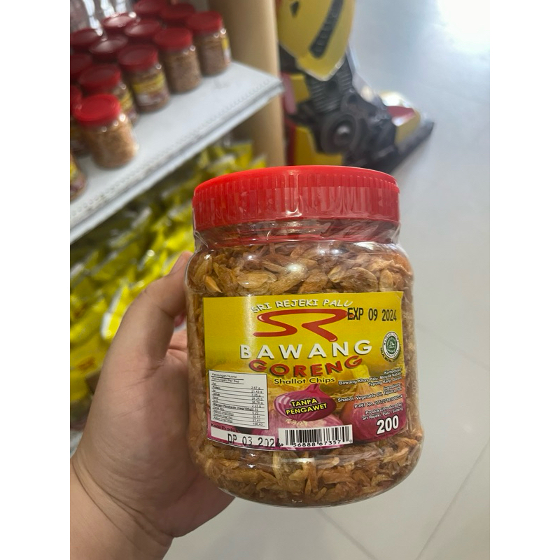 

Bawang Goreng Palu Sri Rejeki Palu 200gr