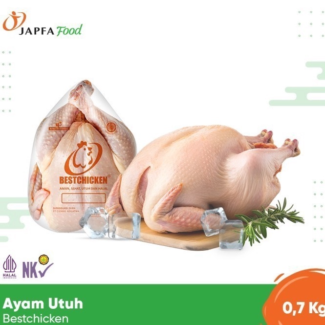 

WOL116 Penjualan TerbaikCOD Bestchicken Ayam Karkas Broiler Ayam Utuh Japfa Food 7 gram 7 kg