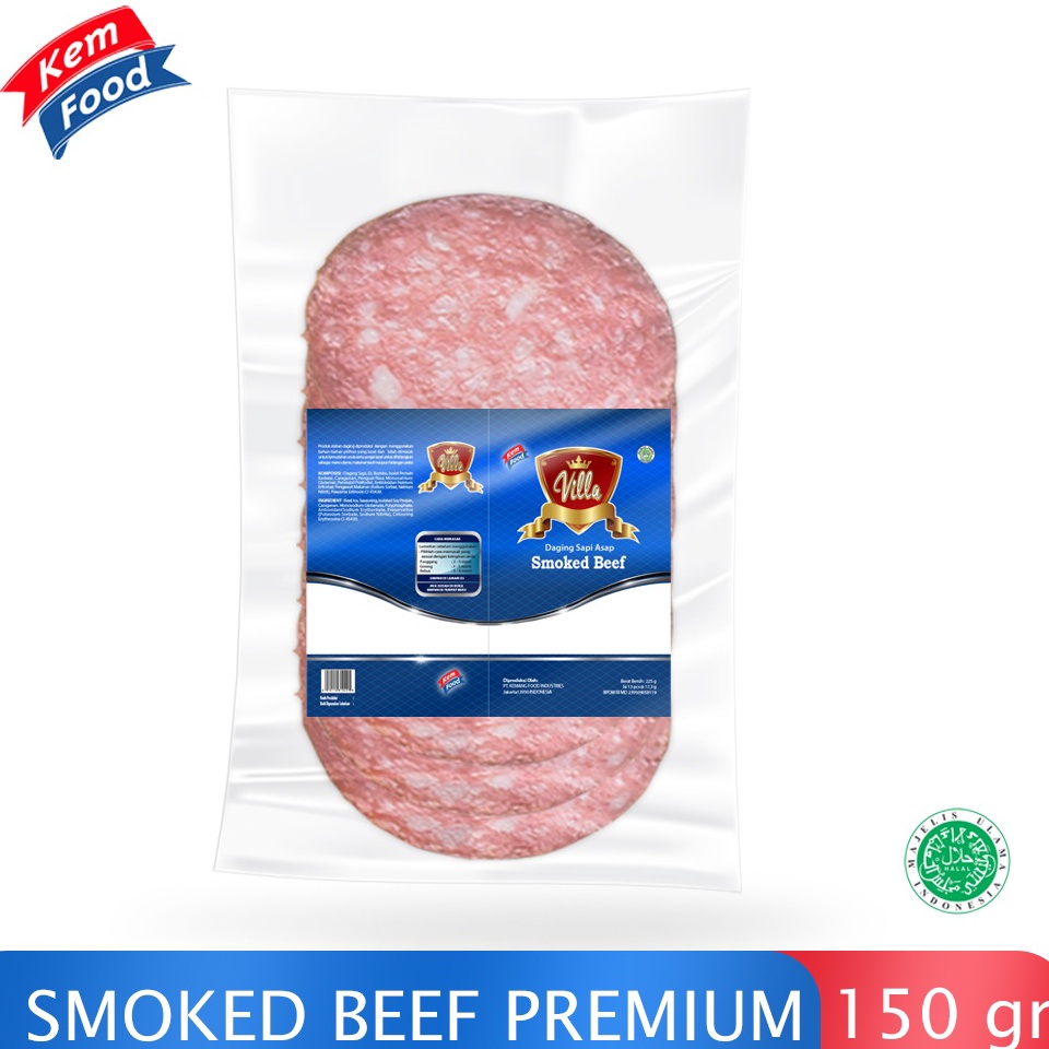 

MVE599 SALE Villa Smoked Beef Daging Sapi Asap Premium 15gr