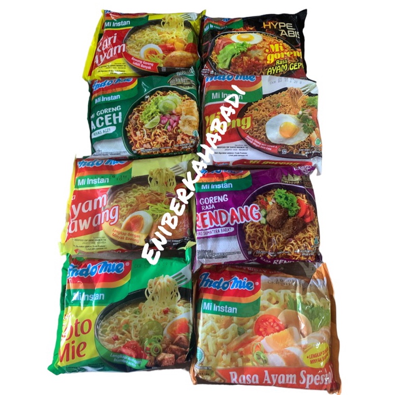 

MIE137 STAR Indomie 1 Bundle isi 5 bks Goreng Spesial Seblak Hot Jeletotot Rendang Aceh Ayam Spesial Geprek Ayam Bawang Kari dan Soto