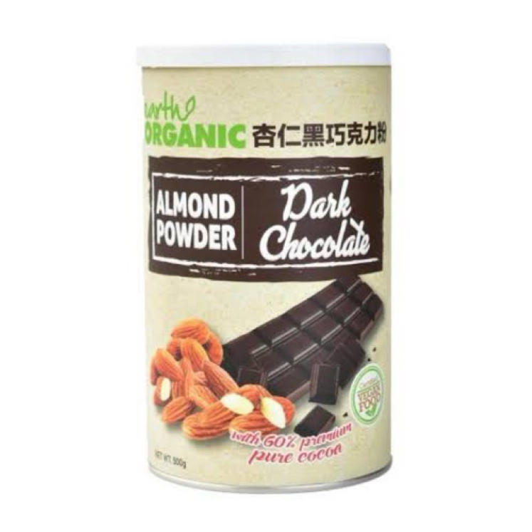 

EARTH ORGANIC Dark Chocolate Almond Powder 500g