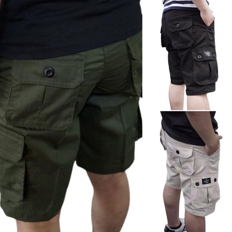 NXD265 Dijamin Ori YANG LAGI HITS Celana Cargo Pendek Pria Army Loreng Ufc Venum Pantai Mma