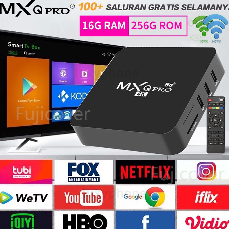 BIG SALE Mxq Pro 4K 5G 16gb256gb Android TV Box TV Tabung Android 1tb Android TV Full Root Unlock Se
