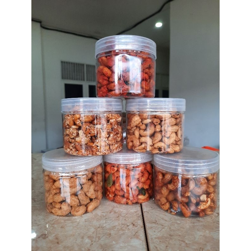 

Kacang Mede utuh matang Toples banyak rasa 250gr