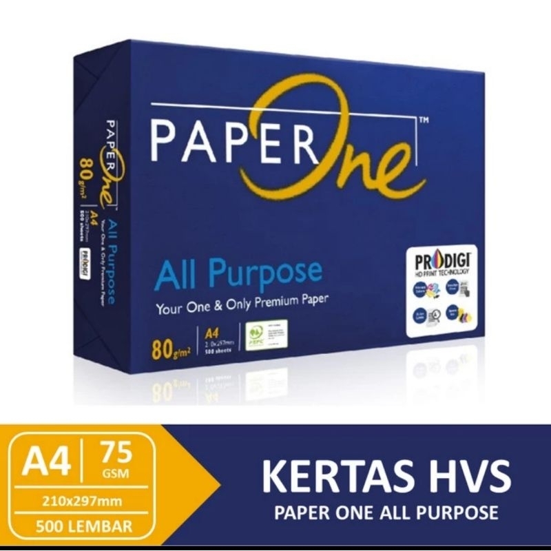 

Kertas HVS A4 75 gram PaperOne