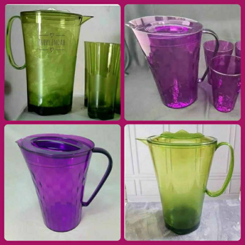 TUPPERWARE Pitcher series 2L /Prism Pitcher 2L/ Sheerly Elegance Green 2L