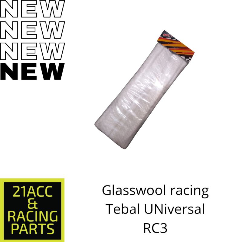GLASSWOOL RACING. GLASSWOOL PUTIH.RC3