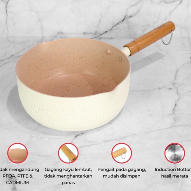 Sauce Pan 20 cm Color Series Cypruz SN-0272