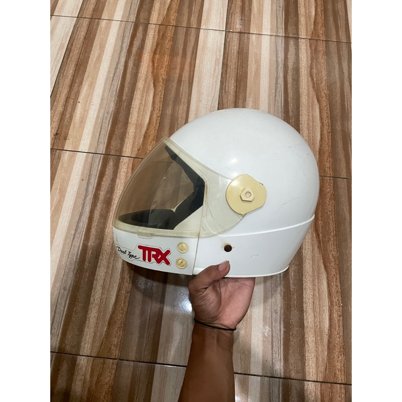 jual helm jadul TRX second original