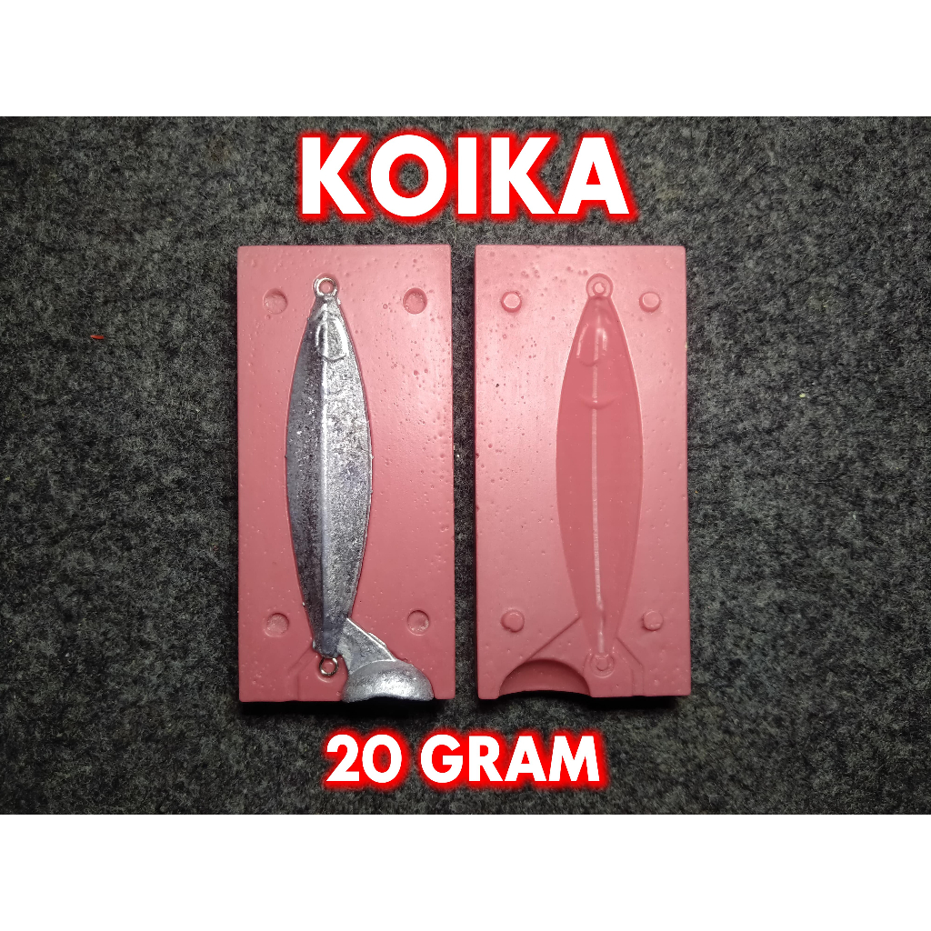 Molding Cetakan Umpan Ikan Metal Jig Micro Jig KOIKA 20gr