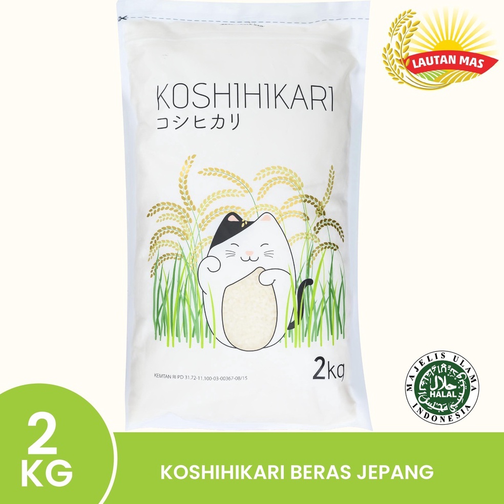 

WUT166 PROMO ALE Koshihikari Beras Jepang 2KG