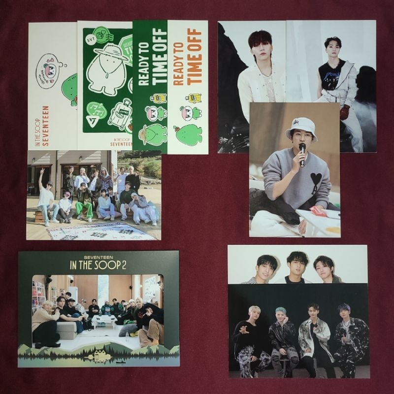 SEVENTEEN Wonwoo Seungkwan Dino Official Postcard Caratland In The Soop ITS