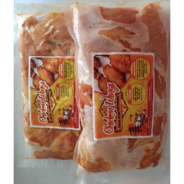 

FRQ889 Terlaris Chicken Wings 32gr Spicy Wing Sayap Ayam Berbumbu Siap Goreng