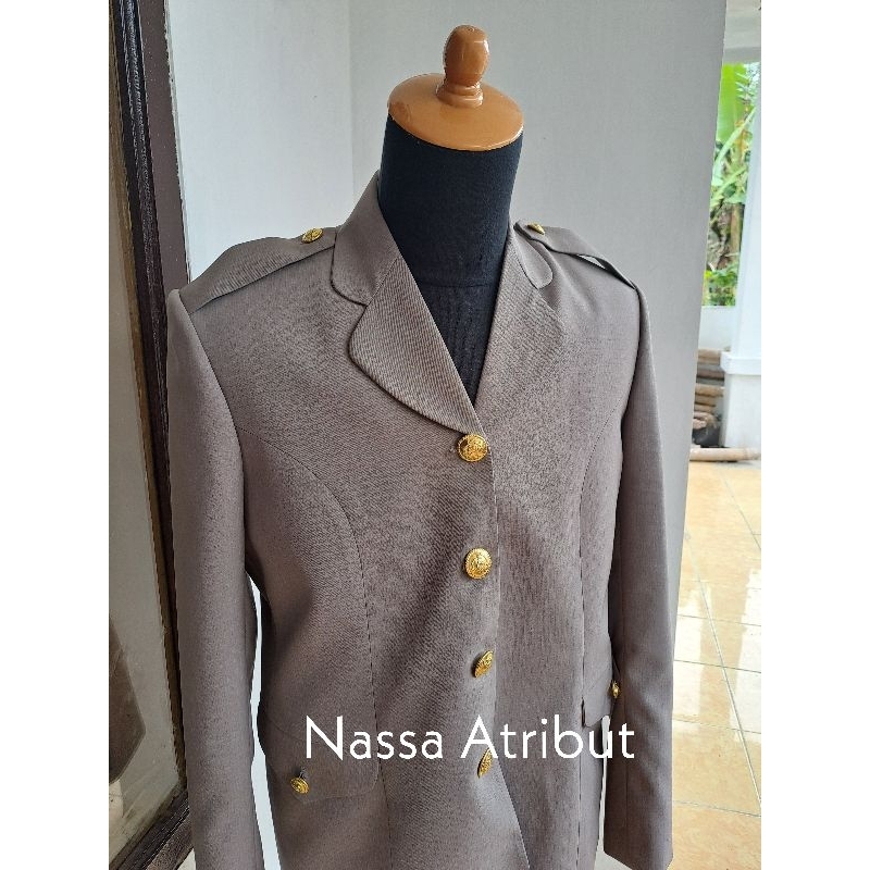 SERAGAM JAS PDU 4 POLWAN / PAKAIAN DINAS POLISI UPACARA  POLISI HIJAB MURAH