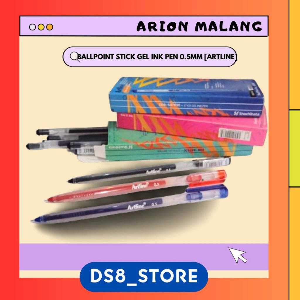 

Ballpoint EGB-S47930 Stick Gel Ink Pen 0.5mm-ARTLINE