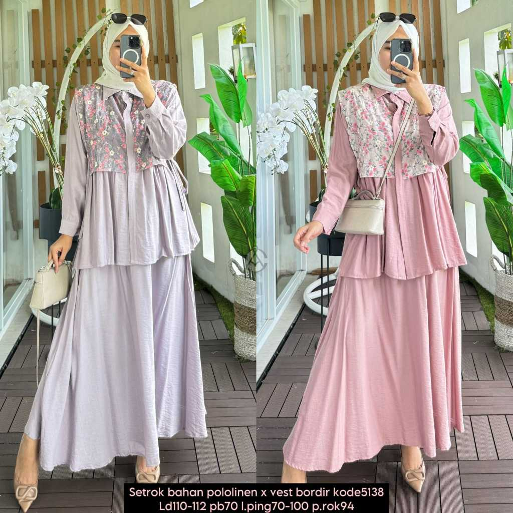 Setrok Pololinen x Vest Bordir By Alvaro Collections