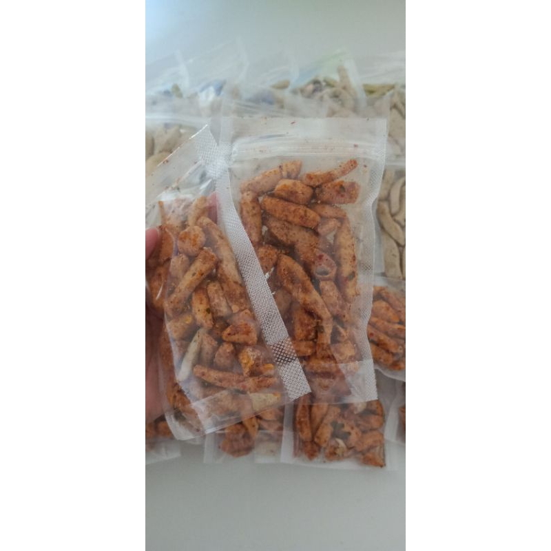 

Basreng stik pedas daun jeruk dan original Khusus Reseller 50gram