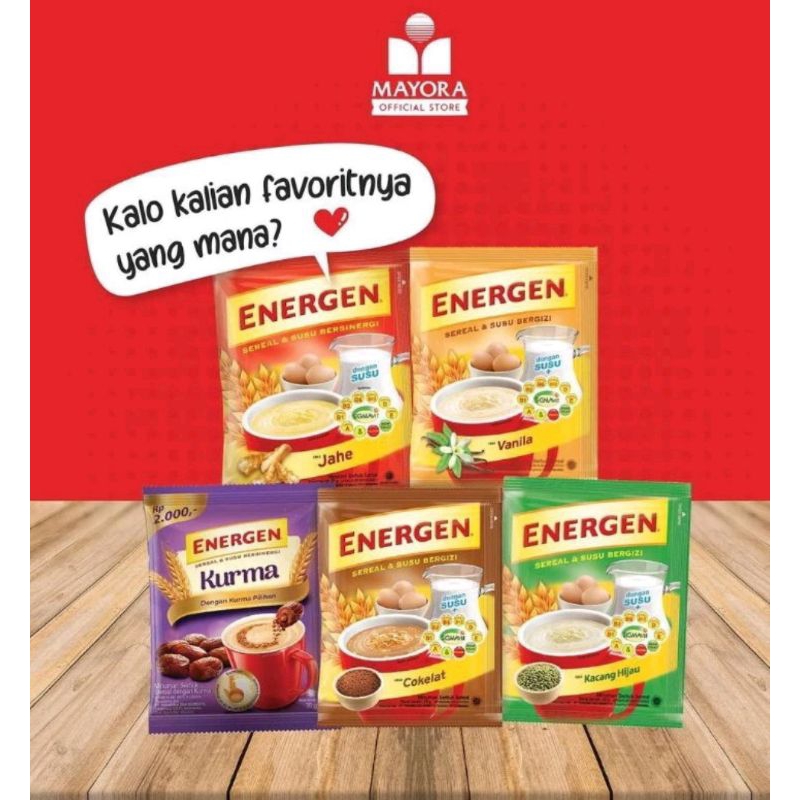 

Energen Sereal Cereal Susu Sachet