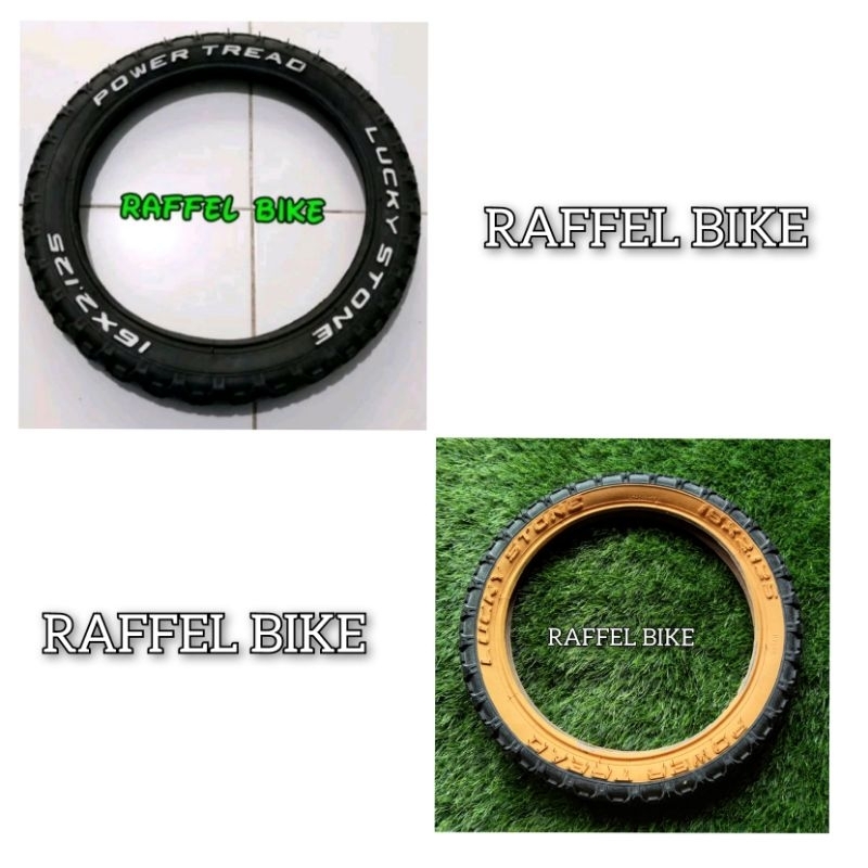 Termurah. Ban luar Lucky Stone 16x2.125. Ban luar 16x2.125. Ban luar 16