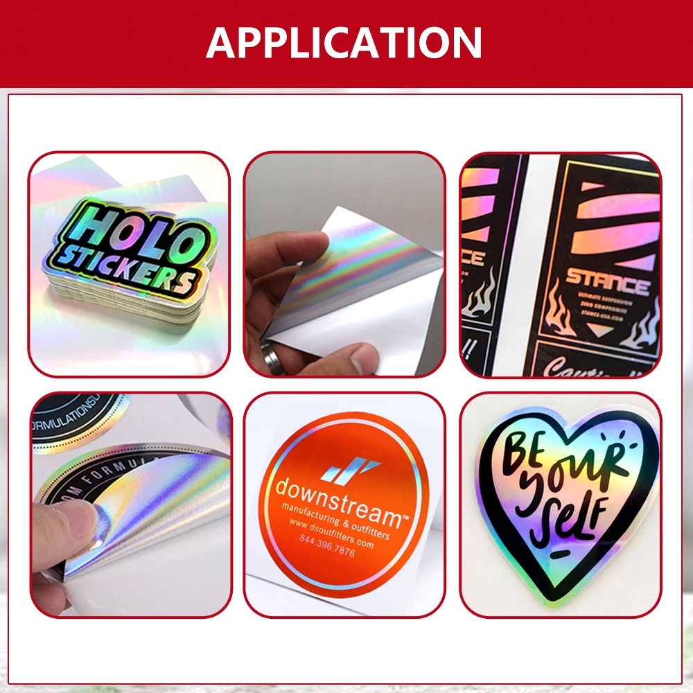 

Ay00! Stiker bahan PET alumunium dan stiker mutiara Stiker tahan air ukuran A4 untuk label dan