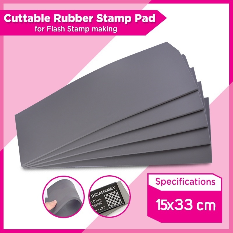 

Bantalan Karet Stempel untuk Mesin Stempel Flash (15cm x 33cm) Karet Stempel Flash Bantalan Stempel Karet untuk dan Kotak