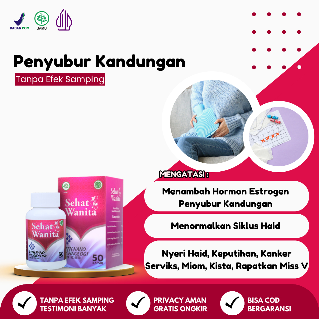 Obat Penyubur Kandungan - Menyuburkan Kandungan Hamil - Kandungan Sehat Sehat Wanita ASLI