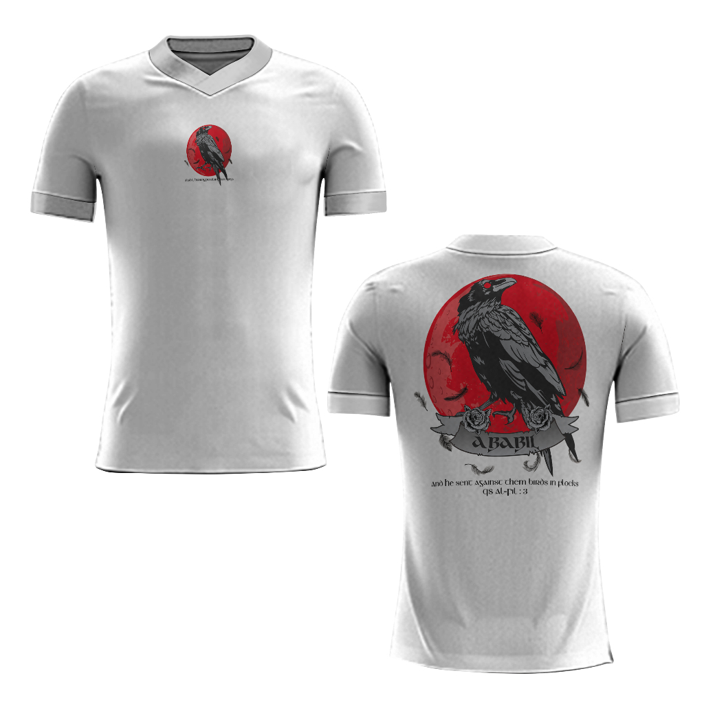 Baju Kaos Burung Ababil 3D Fullprinting Sublimation Terbaru Art 4