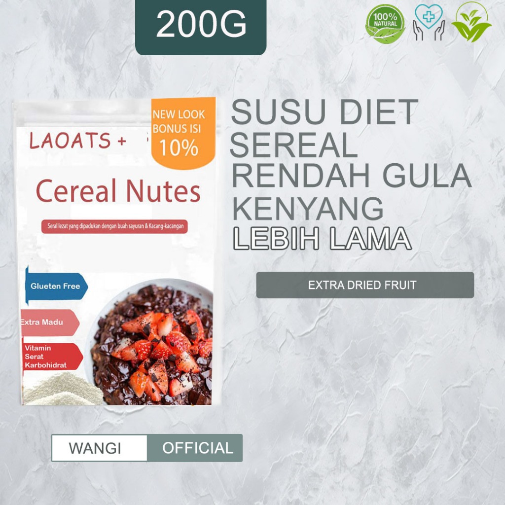 

Sereal Diet Makanan Diet Rendah Kalori Pengganti Makan Susu Diet Pelangsing Penurun Berat Badan Cereal Diet Laoats