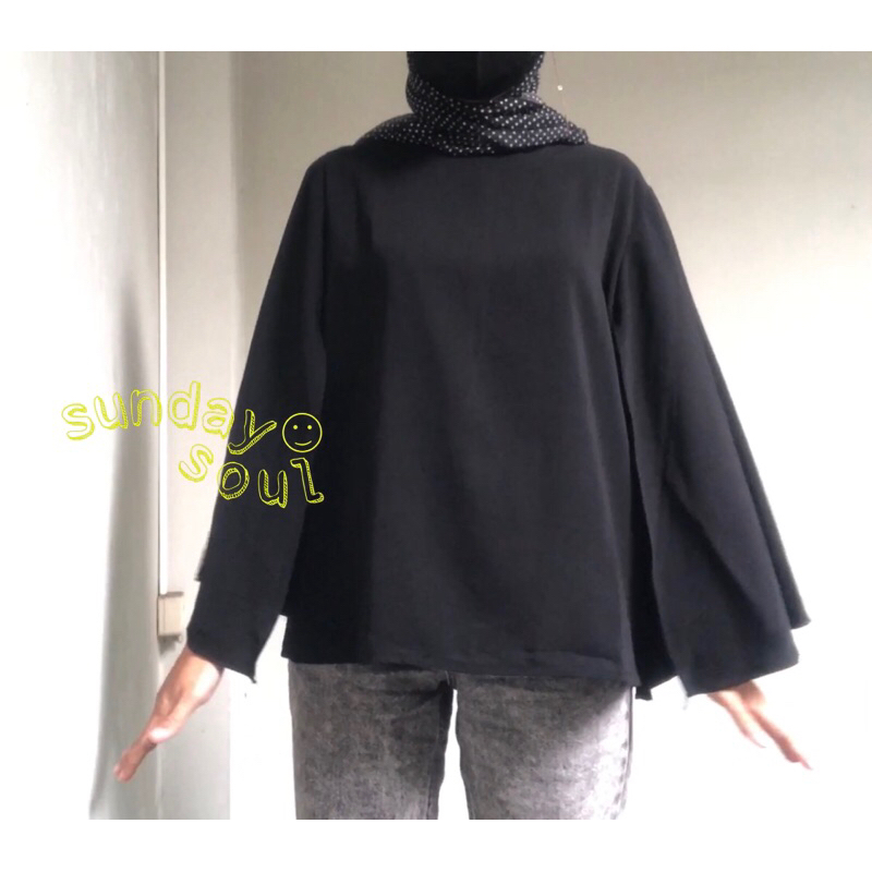 Preloved Cape Blouse