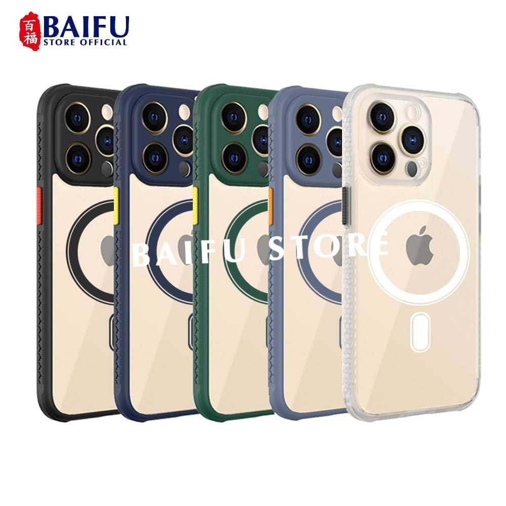 Case Magsafe Magnetic Wireless Charging Colorful Transparant for Iphone 13 Iphone 13 Pro Iphone 13 P