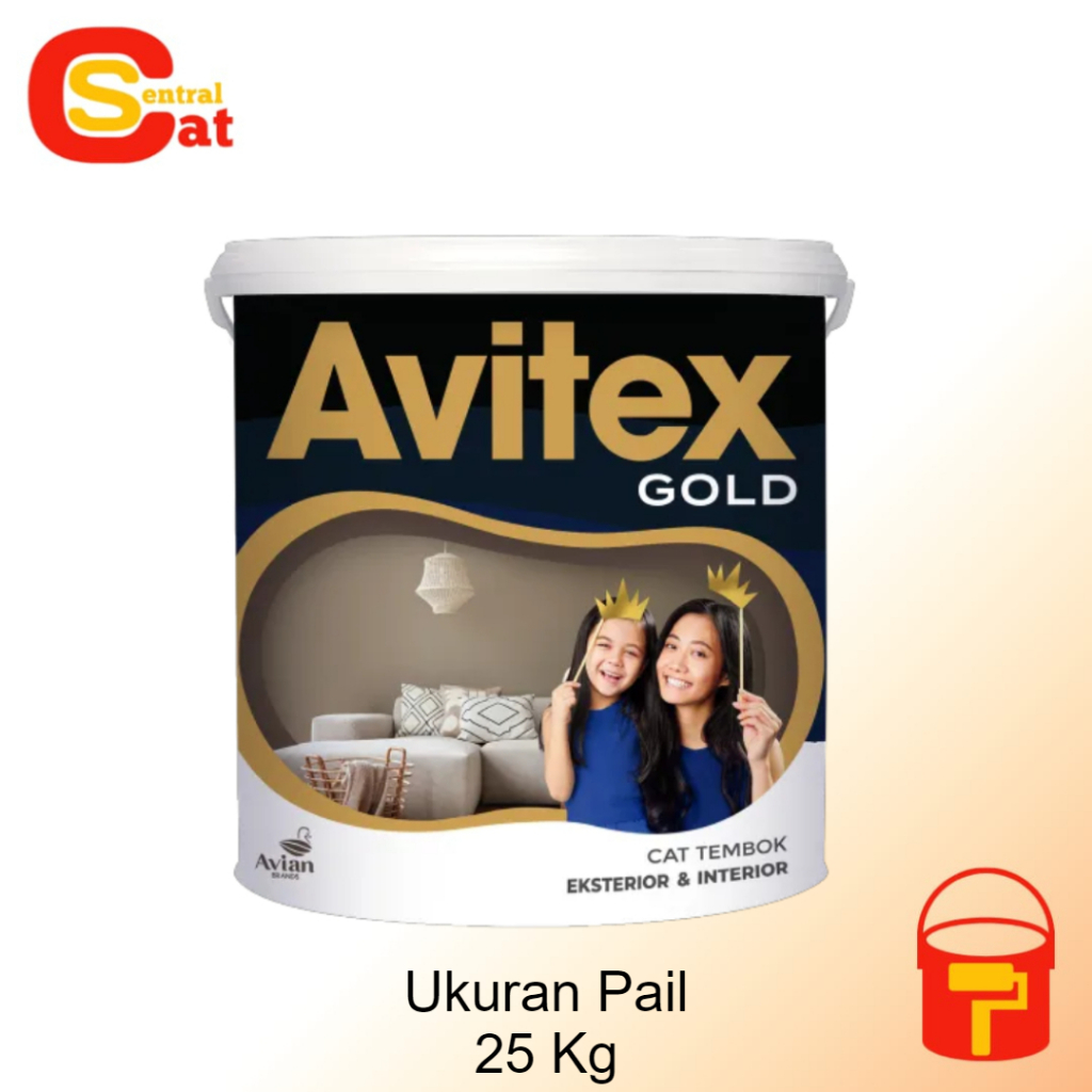 AVITEX GOLD  CAT TEMBOK INTERIOR EXTERIOR 25 KG PAIL