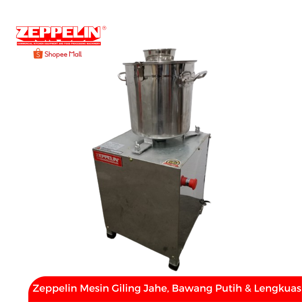 Zeppelin Mesin Giling Jahe, Bawang Putih & Lengkuas