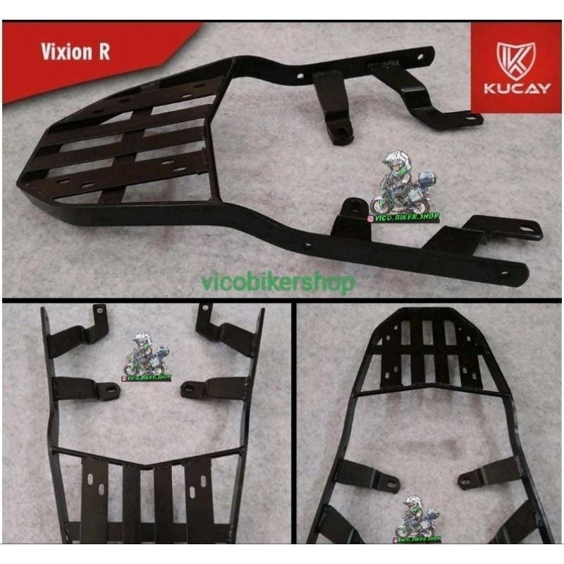 BRAKET BOX KUCAY VIXION R BISA UNTUK BOX GIVI KAPPA SHAD KMI