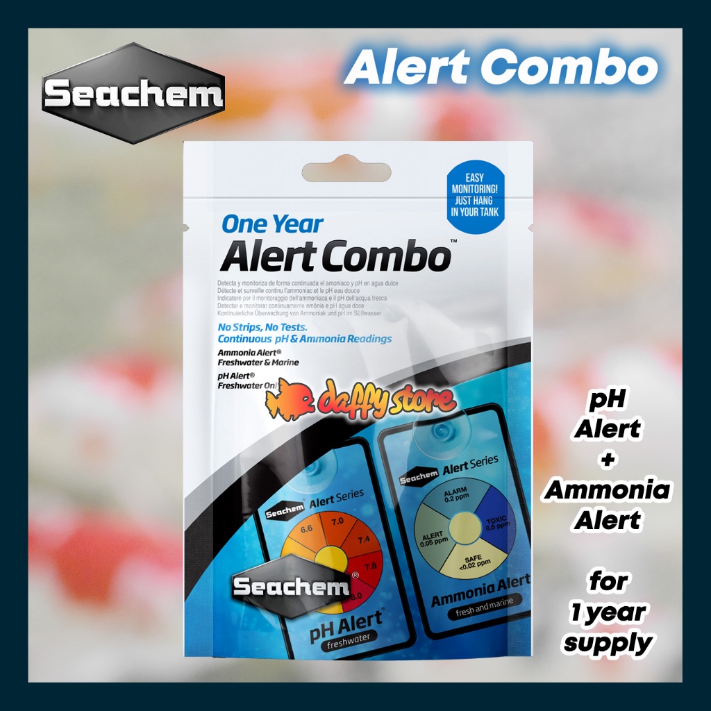 Seachem ALERT COMBO ammonia tester dan pH tester (dapat 2 alat)