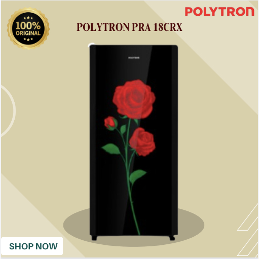 KULKAS POLYTRON  1 PINTU PRA 18CRX BELLEZA 180Liter/POLYTRON KULKAS/PRA18CRX/PRA 18 CRX/ORI GARANSI