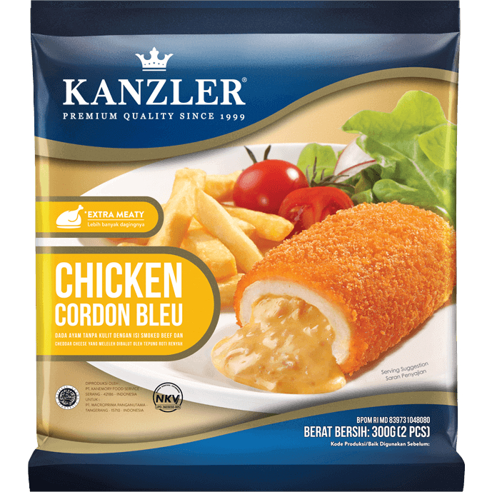 

Kanzler Chicken Cordon Bleu 300 gr