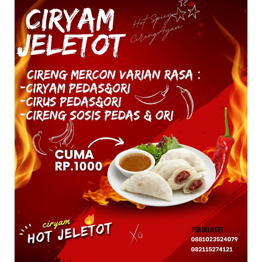 

CIRENG AYAM CIRYAM JELETOT BUATAN RUMAH (HARGA YANG TERTERA UNTUK 12 PCS.)