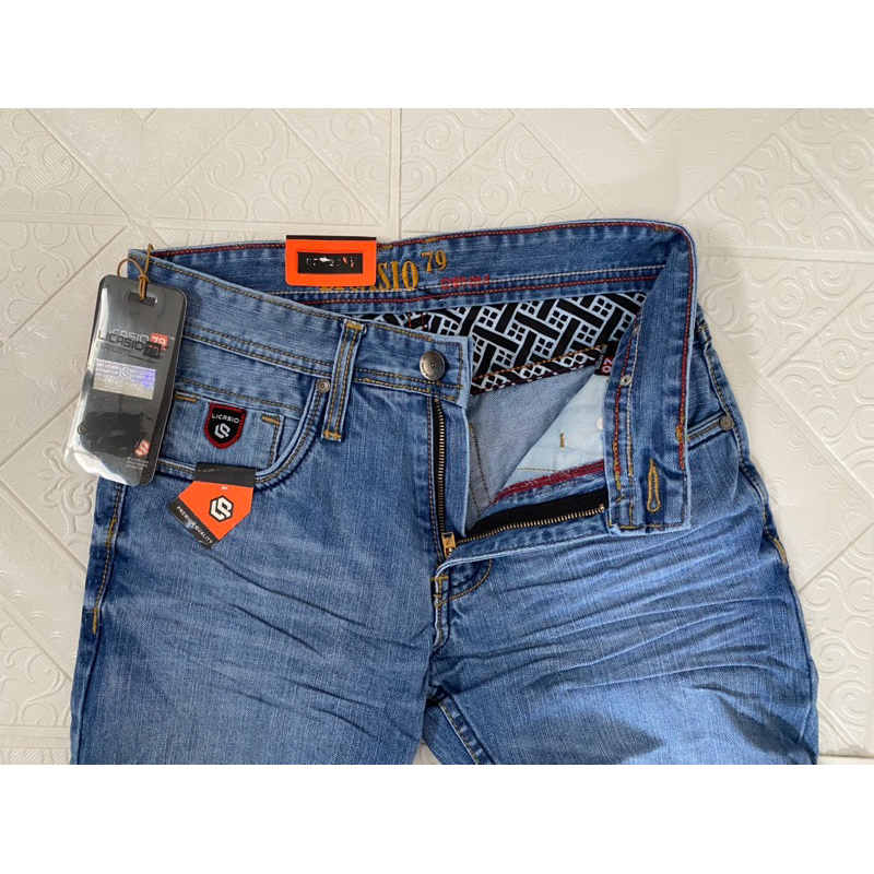LICASIO 79 JEANS Celana Panjang Jeans Pria Dewasa Standart Reguler Terbaru 2024