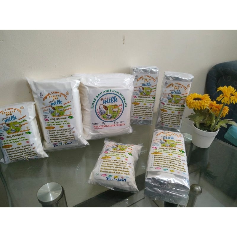 

Susu kambing etawa non gula 1kg