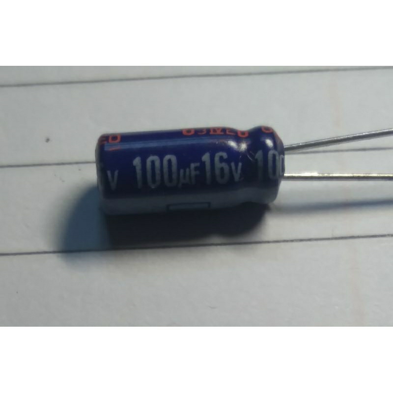 Capasitor 100uf 16v Panasonic asli