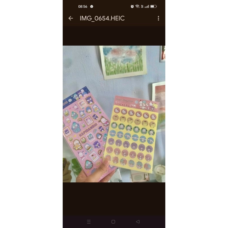 

Sticker Sanrio karakter/Study sticker/Sticker lucu memo buku jurnal